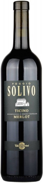 Poggio Solivo VITI Merlot del Ticino Doc, 2017